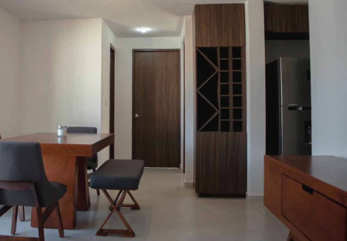 DEPARTAMENTO AMUEBLADO EN RENTA EN QUINTA CANTERA, MORELIA