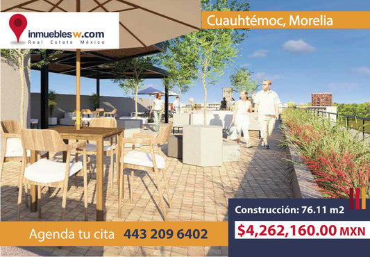 DEPARTAMENTO EN VENTA EN CUAUHTEMOC, MORELIA
